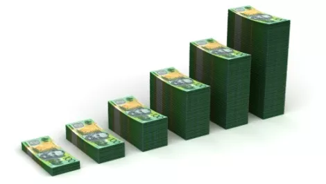 Aussie dollar growth