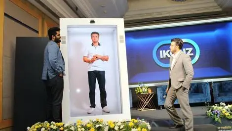 Ai digital avatar launch of sourav ganguly by ikonz held at itc royal bengal  kolkata 1