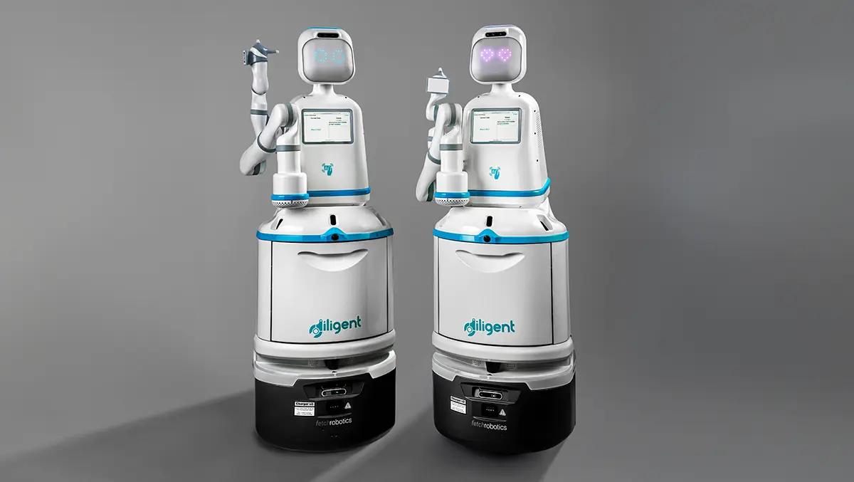 Swisslog healthcare x diligent robotics ammr