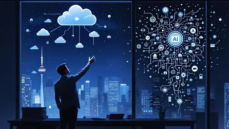 Canadian cio night office balancing secure cloud vs shadow ai