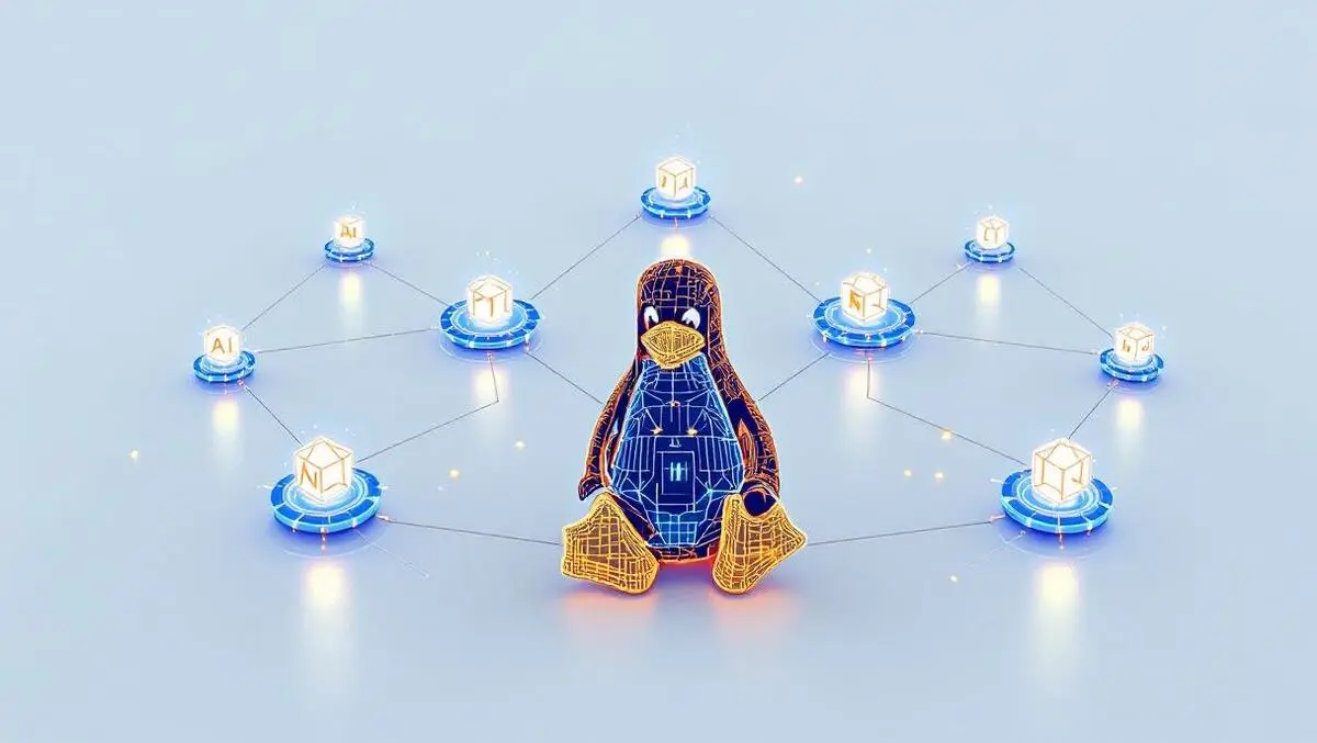 Ai agent network over linux penguin open source gears interoperability