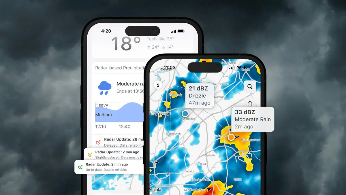Rain Viewer adds radar freshness indicators for maps